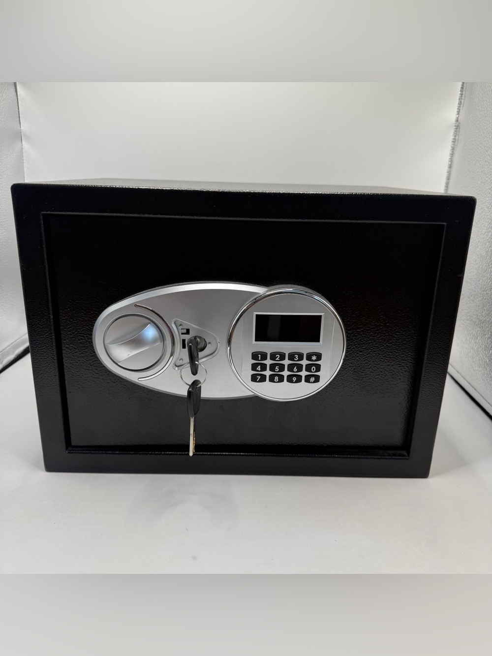 Amazon Basics Electronic Digital Security Safe Box w/ Keys Black